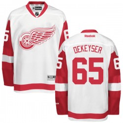 Adult Premier Detroit Red Wings Danny DeKeyser White Danny Dekeyser Away Official Reebok Jersey