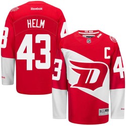 Darren Helm signed Detroit Red Wings Red Reebok Jersey