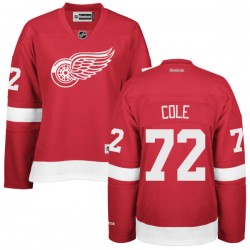 Women's Premier Detroit Red Wings Erik Cole Red Home Official Reebok Jersey