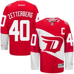 Adult Authentic Detroit Red Wings Henrik Zetterberg Red 2016 Stadium Series Official Reebok Jersey