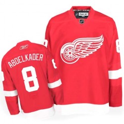 Adult Authentic Detroit Red Wings Justin Abdelkader Red Home Official Reebok Jersey
