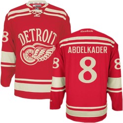 Adult Authentic Detroit Red Wings Justin Abdelkader Red 2014 Winter Classic Official Reebok Jersey
