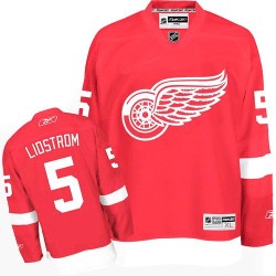 Youth Authentic Detroit Red Wings Nicklas Lidstrom Red Home Official Reebok Jersey