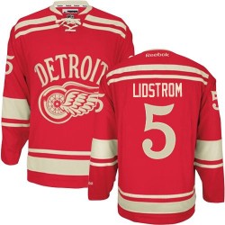 Youth Premier Detroit Red Wings Nicklas Lidstrom Red 2014 Winter Classic Official Reebok Jersey