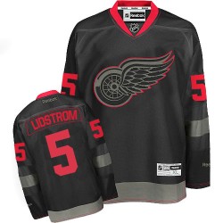 Adult Premier Detroit Red Wings Nicklas Lidstrom Black Ice Official Reebok Jersey