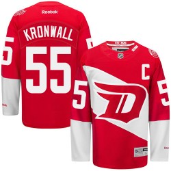 Adult Authentic Detroit Red Wings Niklas Kronwall Red 2016 Stadium Series Official Reebok Jersey