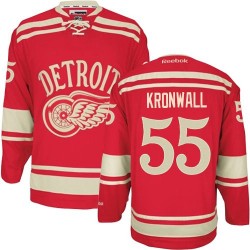 Adult Authentic Detroit Red Wings Niklas Kronwall Red 2014 Winter Classic Official Reebok Jersey