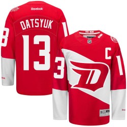 Adult Authentic Detroit Red Wings Pavel Datsyuk Red 2016 Stadium Series Official Reebok Jersey