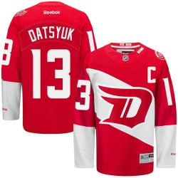 Adult Premier Detroit Red Wings Pavel Datsyuk Red 2016 Stadium Series Official Reebok Jersey