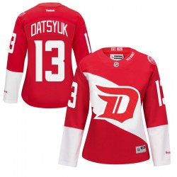 Women's Authentic Detroit Red Wings Pavel Datsyuk Red 2016 Stadium Series Official Reebok Jersey