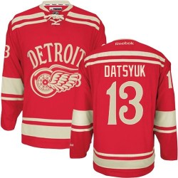 Adult Premier Detroit Red Wings Pavel Datsyuk Red 2014 Winter Classic Official Reebok Jersey