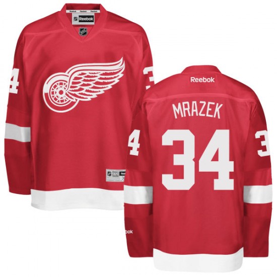 Petr Mrazek Red Home Official Reebok Jersey