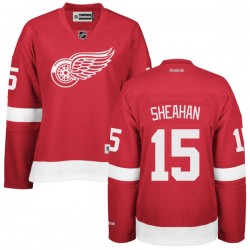 Women's Authentic Detroit Red Wings Riley Sheahan Red Home Official Reebok Jersey