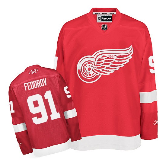 red wings reebok jersey