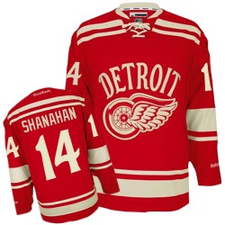 Adult Authentic Detroit Red Wings Brendan Shanahan Red 2014 Winter Classic Official Reebok Jersey
