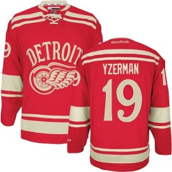 Adult Authentic Detroit Red Wings Steve Yzerman Red 2014 Winter Classic Official Reebok Jersey