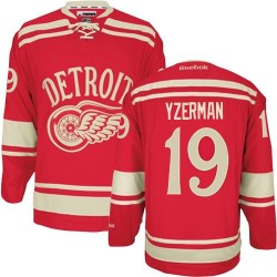 Youth Premier Detroit Red Wings Steve Yzerman Red 2014 Winter Classic Official Reebok Jersey
