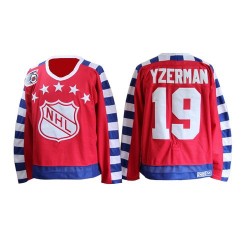 Adult Premier Detroit Red Wings Steve Yzerman Red All Star Throwback 75TH Official CCM Jersey