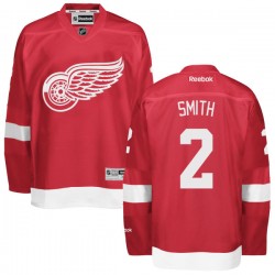 Adult Premier Detroit Red Wings Brendan Smith Red Home Official Reebok Jersey