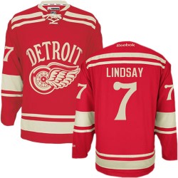 Adult Authentic Detroit Red Wings Ted Lindsay Red 2014 Winter Classic Official Reebok Jersey