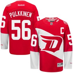 Adult Premier Detroit Red Wings Teemu Pulkkinen Red 2016 Stadium Series Official Reebok Jersey