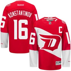 Adult Authentic Detroit Red Wings Vladimir Konstantinov Red 2016 Stadium Series Official Reebok Jersey