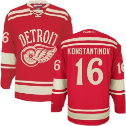 Adult Authentic Detroit Red Wings Vladimir Konstantinov Red 2014 Winter Classic Official Reebok Jersey