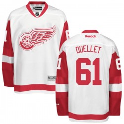 Adult Authentic Detroit Red Wings Xavier Ouellet White Away Official Reebok Jersey