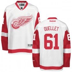 Adult Premier Detroit Red Wings Xavier Ouellet White Away Official Reebok Jersey