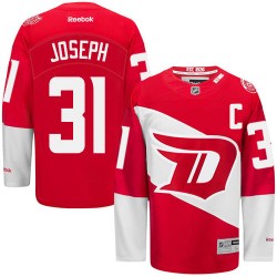 Adult Premier Detroit Red Wings Curtis Joseph Red 2016 Stadium Series Official Reebok Jersey