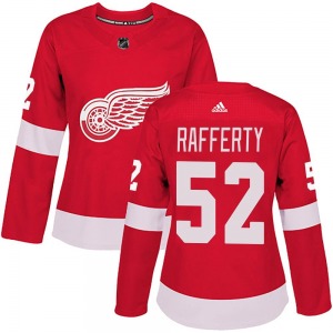 Women's Authentic Detroit Red Wings Brogan Rafferty Red Home Official Adidas Jersey