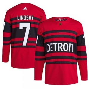 Youth Authentic Detroit Red Wings Ted Lindsay Red Reverse Retro 2.0 Official Adidas Jersey