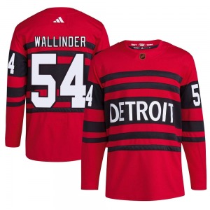 Youth Authentic Detroit Red Wings William Wallinder Red Reverse Retro 2.0 Official Adidas Jersey