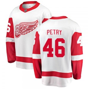 Adult Breakaway Detroit Red Wings Jeff Petry White Away Official Fanatics Branded Jersey