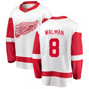 Adult Breakaway Detroit Red Wings Jake Walman White Away Official Fanatics Branded Jersey