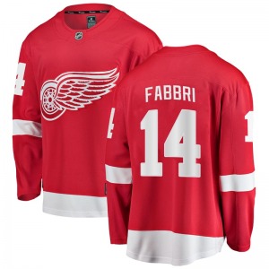 Adult Breakaway Detroit Red Wings Robby Fabbri Red Home Official Fanatics Branded Jersey