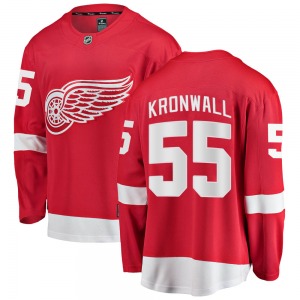 Adult Breakaway Detroit Red Wings Niklas Kronwall Red Home Official Fanatics Branded Jersey