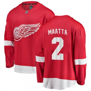 Adult Breakaway Detroit Red Wings Olli Maatta Red Home Official Fanatics Branded Jersey