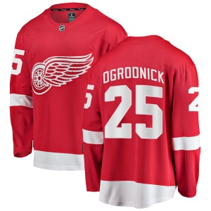 Adult Breakaway Detroit Red Wings John Ogrodnick Red Home Official Fanatics Branded Jersey