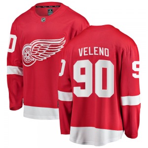 Adult Breakaway Detroit Red Wings Joe Veleno Red Home Official Fanatics Branded Jersey