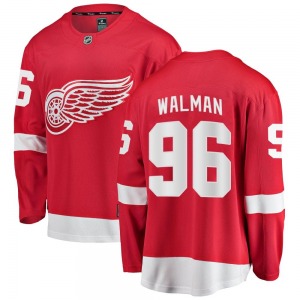 Adult Breakaway Detroit Red Wings Jake Walman Red Home Official Fanatics Branded Jersey