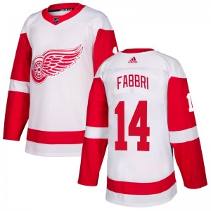 Youth Authentic Detroit Red Wings Robby Fabbri White Official Adidas Jersey