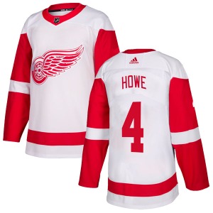 Youth Authentic Detroit Red Wings Mark Howe White Official Adidas Jersey