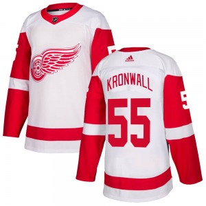 Youth Authentic Detroit Red Wings Niklas Kronwall White Official Adidas Jersey