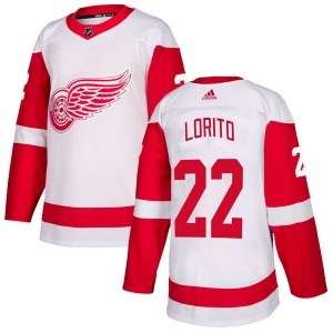 Youth Authentic Detroit Red Wings Matthew Lorito White Official Adidas Jersey