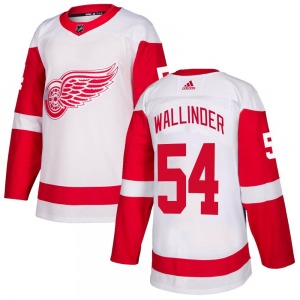 Youth Authentic Detroit Red Wings William Wallinder White Official Adidas Jersey