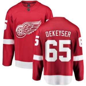 Youth Breakaway Detroit Red Wings Danny DeKeyser Red Home Official Fanatics Branded Jersey