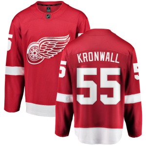 Youth Breakaway Detroit Red Wings Niklas Kronwall Red Home Official Fanatics Branded Jersey