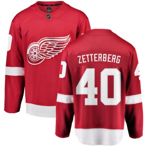 Adult Breakaway Detroit Red Wings Henrik Zetterberg Red Home Official Fanatics Branded Jersey