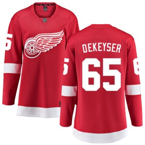 Women's Breakaway Detroit Red Wings Danny DeKeyser Red Home Official Fanatics Branded Jersey